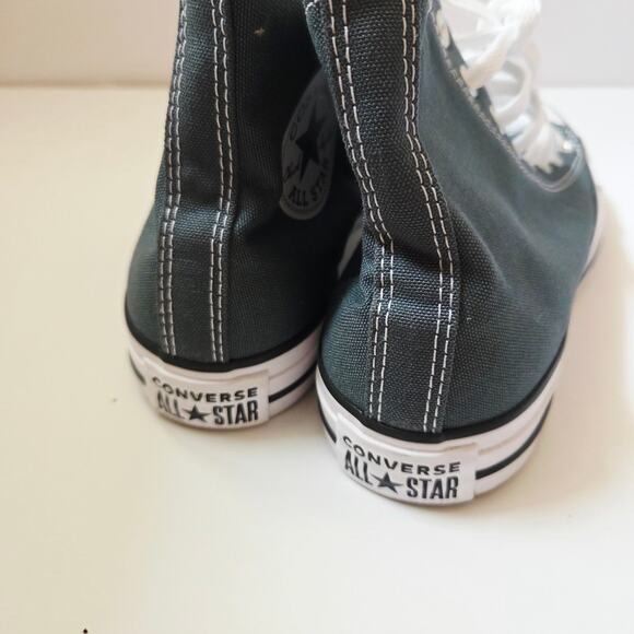 Converse Chuck Taylor Green Olive All Star Hi Top Size 9 - Picture 6 of 8